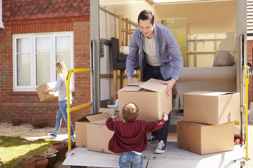 Local man and van loading furniture in Ruxley