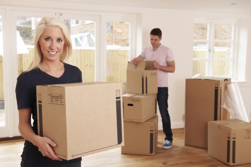 Local movers preparing a residential move in Ruxley