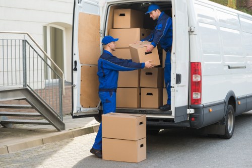 Local movers organising household packing services in Ruxley