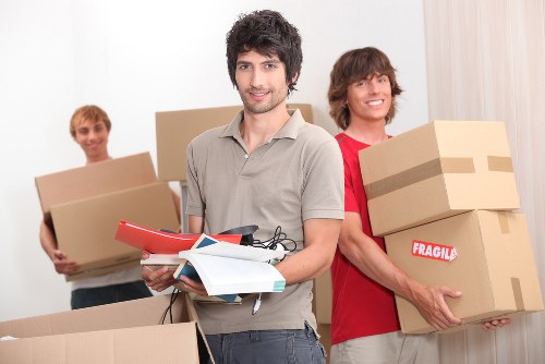 Loading furniture and boxes into a removal van in Ruxley