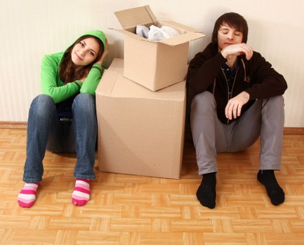 Local removal team handling domestic furniture and packed items