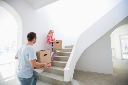 Local removals team assisting with a house relocation in Ruxley