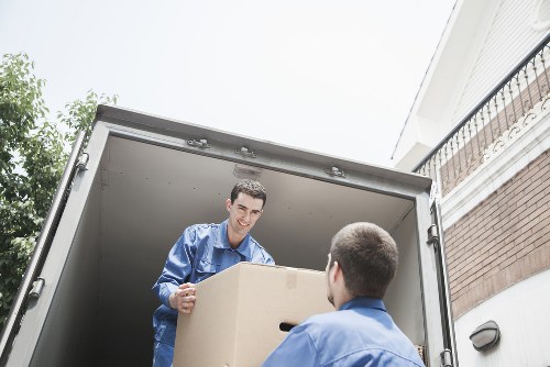 Moving checklist and packed boxes ready for a removals service in Ruxley