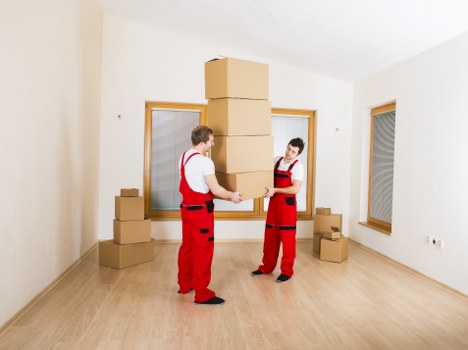 Commercial office relocation packing and labelling for a business move
