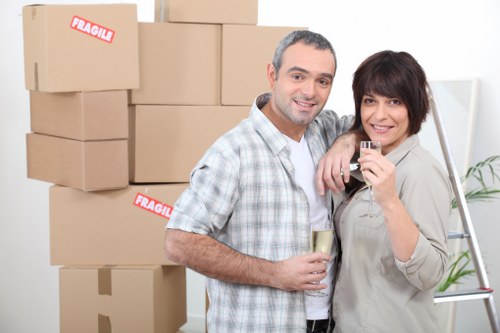 Commercial removals setup for an office move near Ruxley